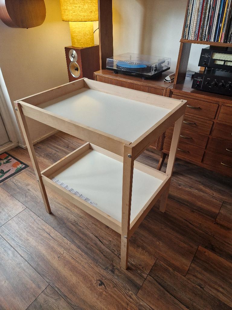 Luiertafel, Kinderen en Baby's, Kinderkamer | Commodes en Kasten, Ophalen, Gebruikt, 50 tot 70 cm, 105 cm of meer