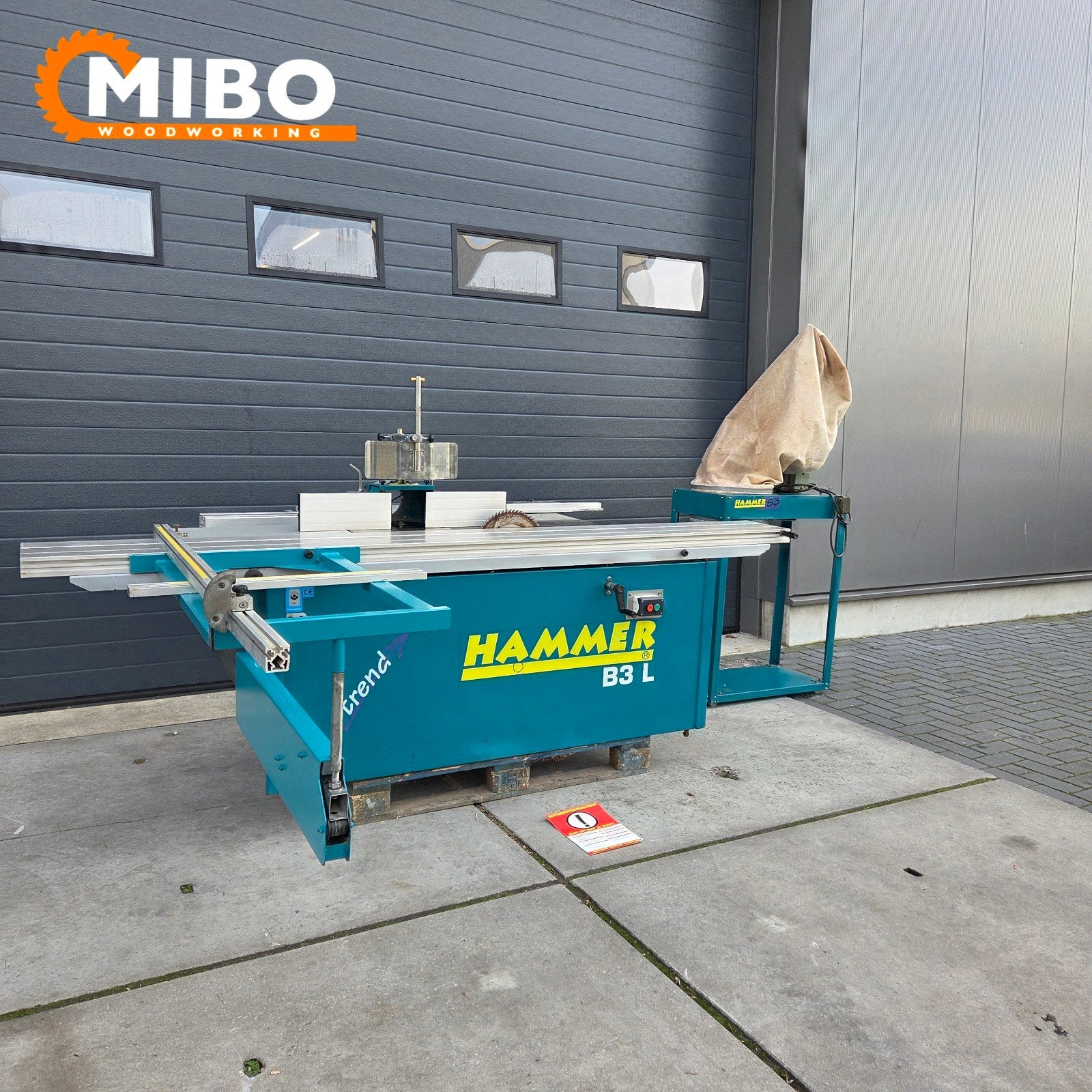 Hammer formaatzaag plus freesmachine *** set met afzuiging, 70 mm of meer, Overige typen, Ophalen of Verzenden, Zo goed als nieuw