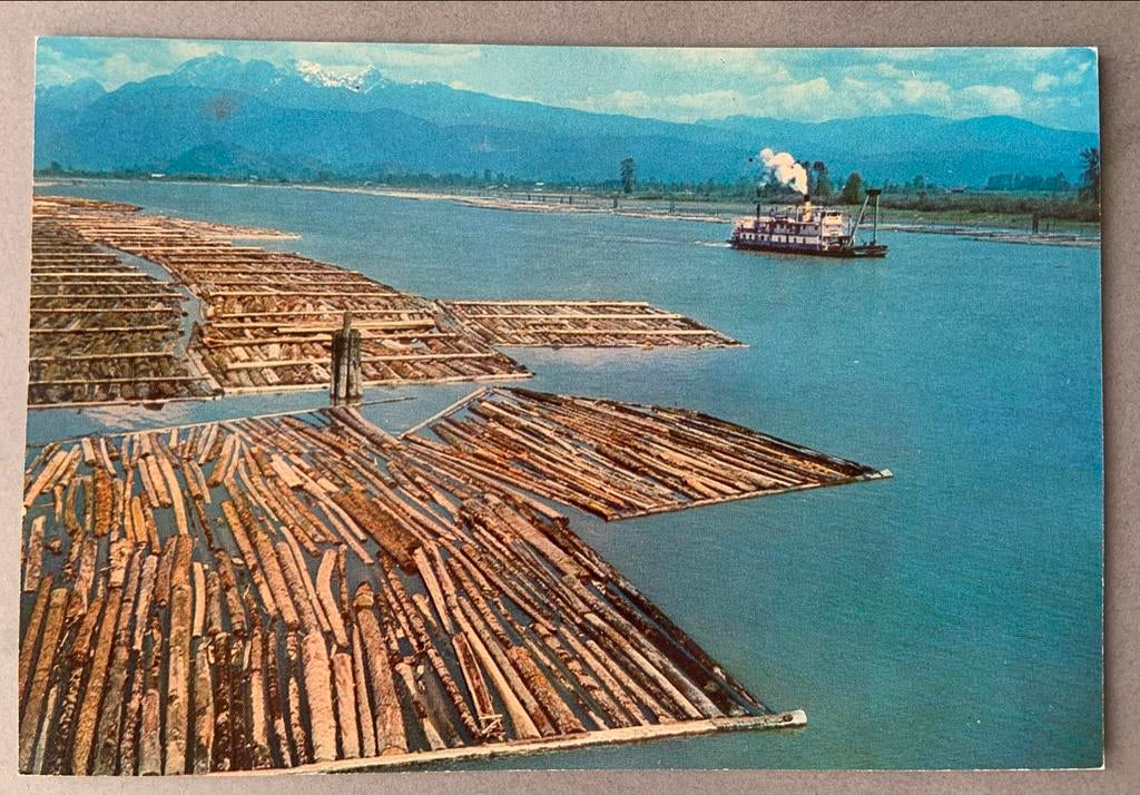 Canada Raderstoomboot & Houtvlotten, Ophalen of Verzenden, 1960 tot 1980, Ongelopen