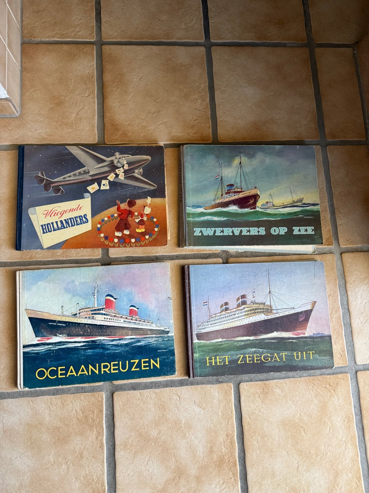 Diverse vintage kinderboeken - Transport & Sprookjes, Ophalen of Verzenden, Gelezen, Prentenboek