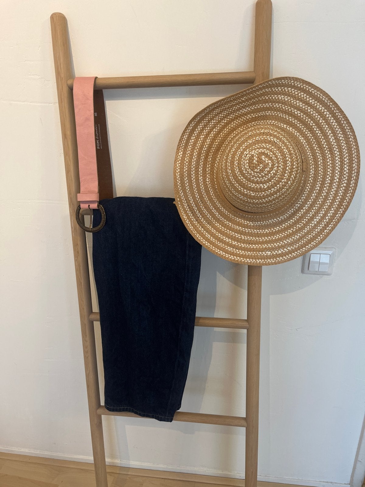 Houten ladder kapstok 150cm met haak vn La Redoute (Eur 129), Huis en Inrichting, Woonaccessoires | Kapstokken, Zo goed als nieuw