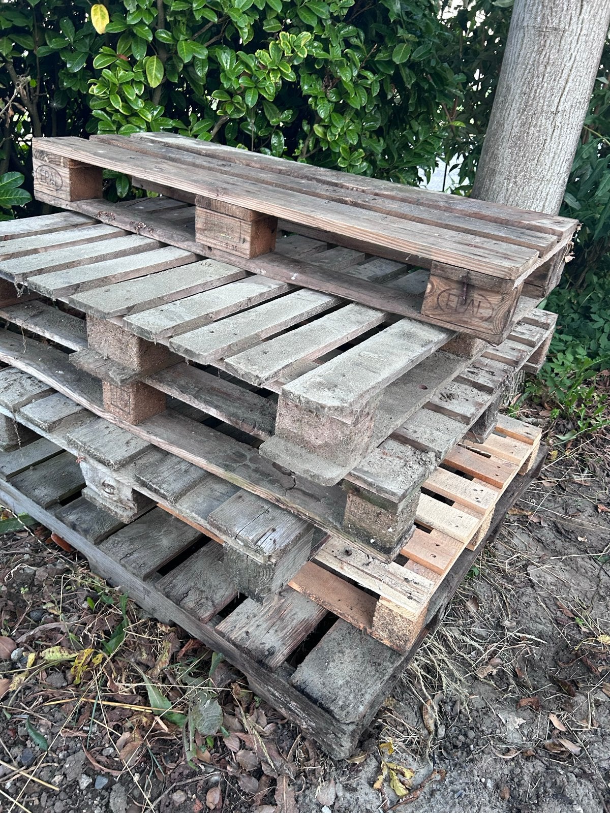 6 gebruikte pallets - gratis af te halen, Ophalen, Gebruikt, 100 cm of meer, 60 cm of meer