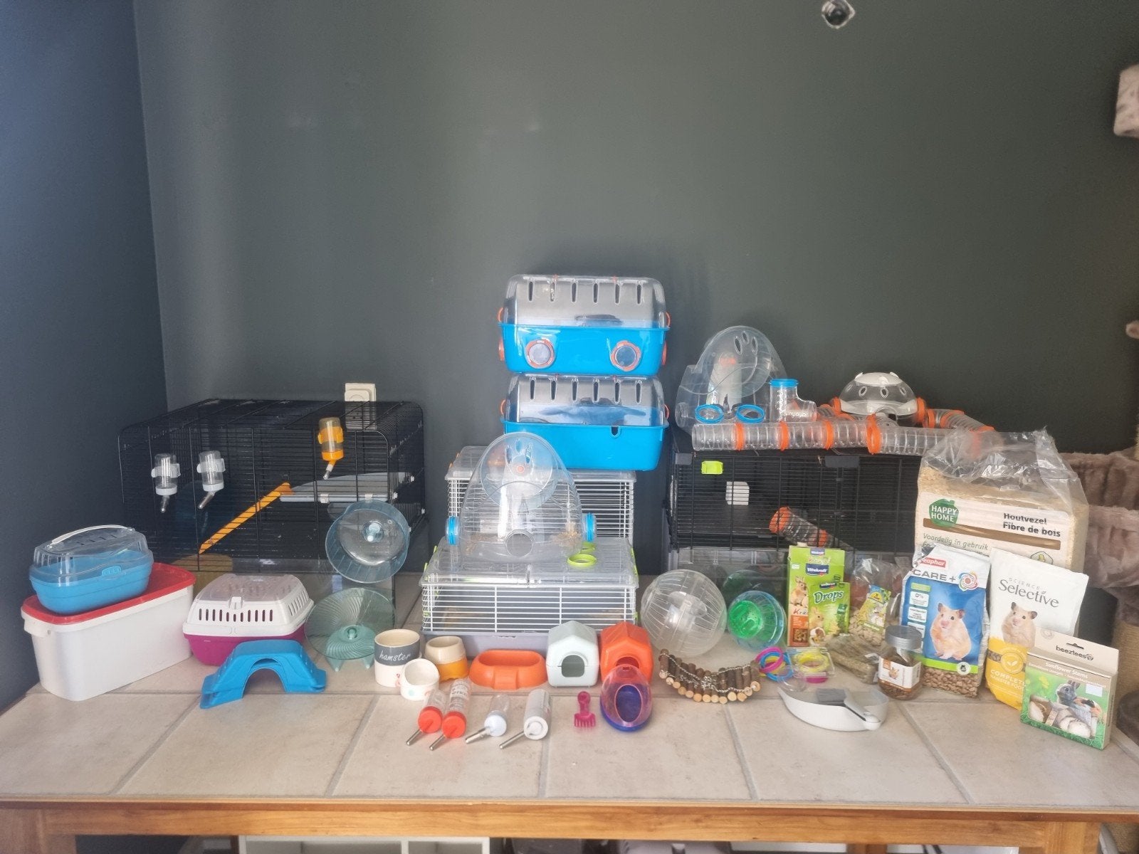 Diverse hamster spullen, Dieren en Toebehoren, Ophalen, Gebruikt
