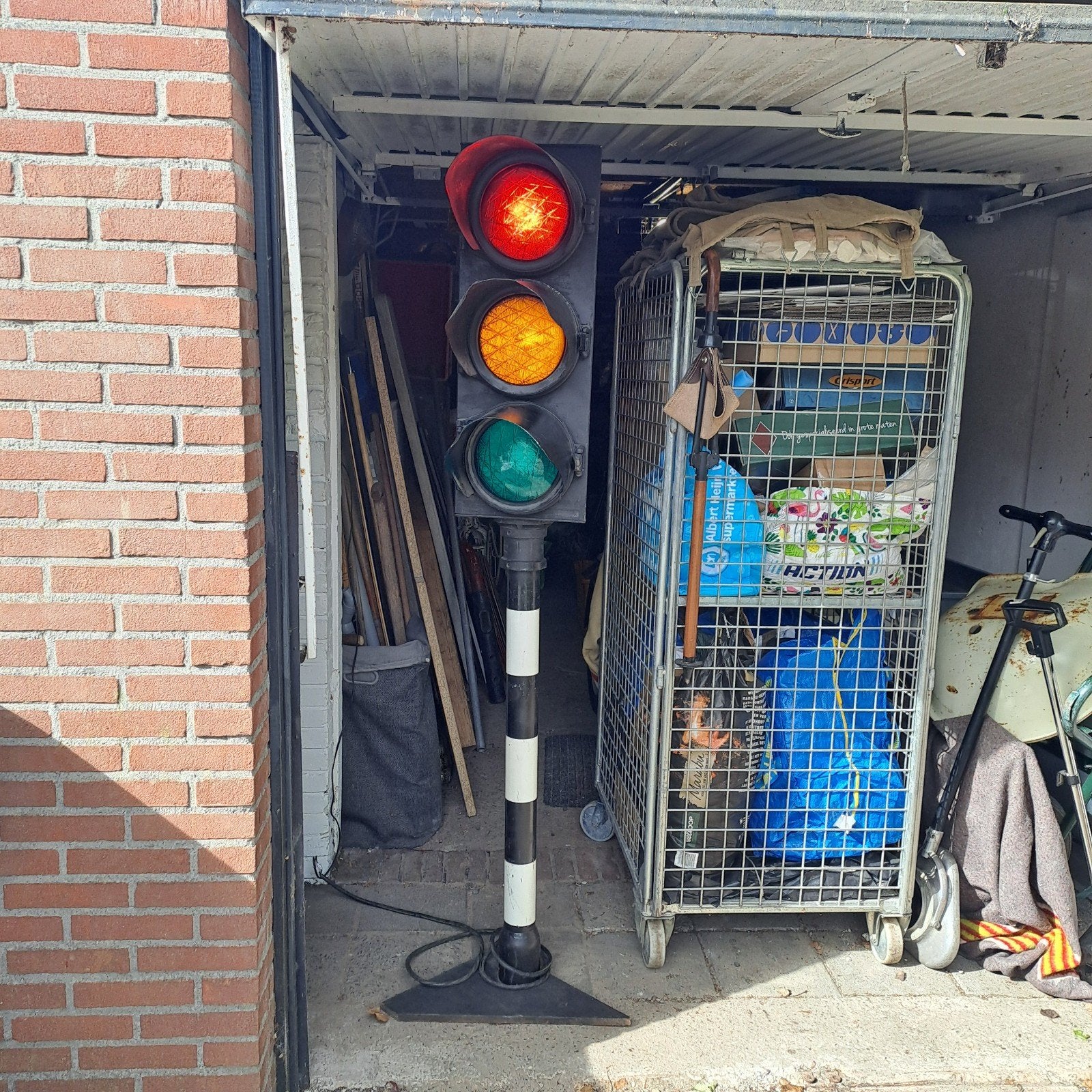 Verkeerlicht met 220V, Ophalen, Gebruikt, Gebruiksvoorwerp