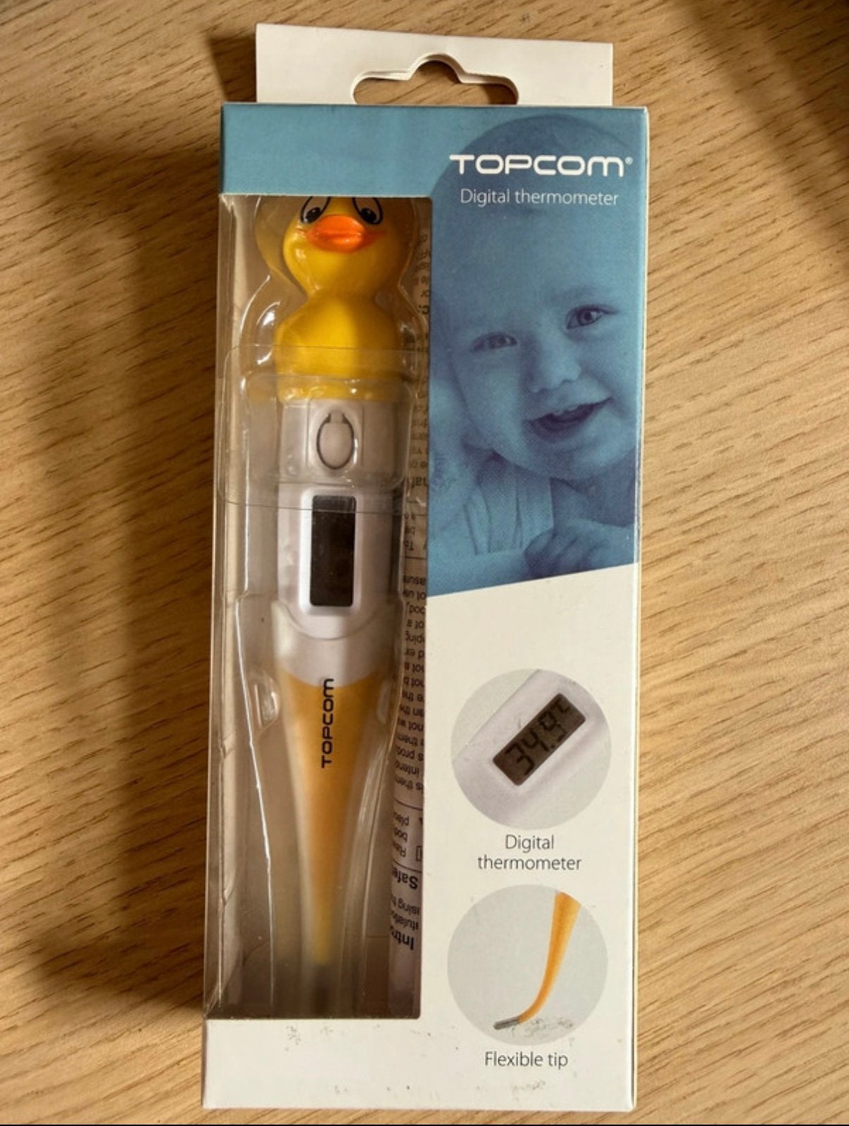 Topcom babythermometer nieuw! Eendje, snel & zacht, Ophalen of Verzenden, Nieuw