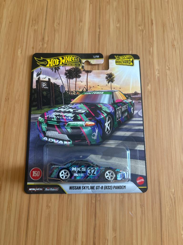 Hot Wheels Premium Nissan Skyline GT-R (R32) Pandem, Ophalen of Verzenden, Nieuw, Auto