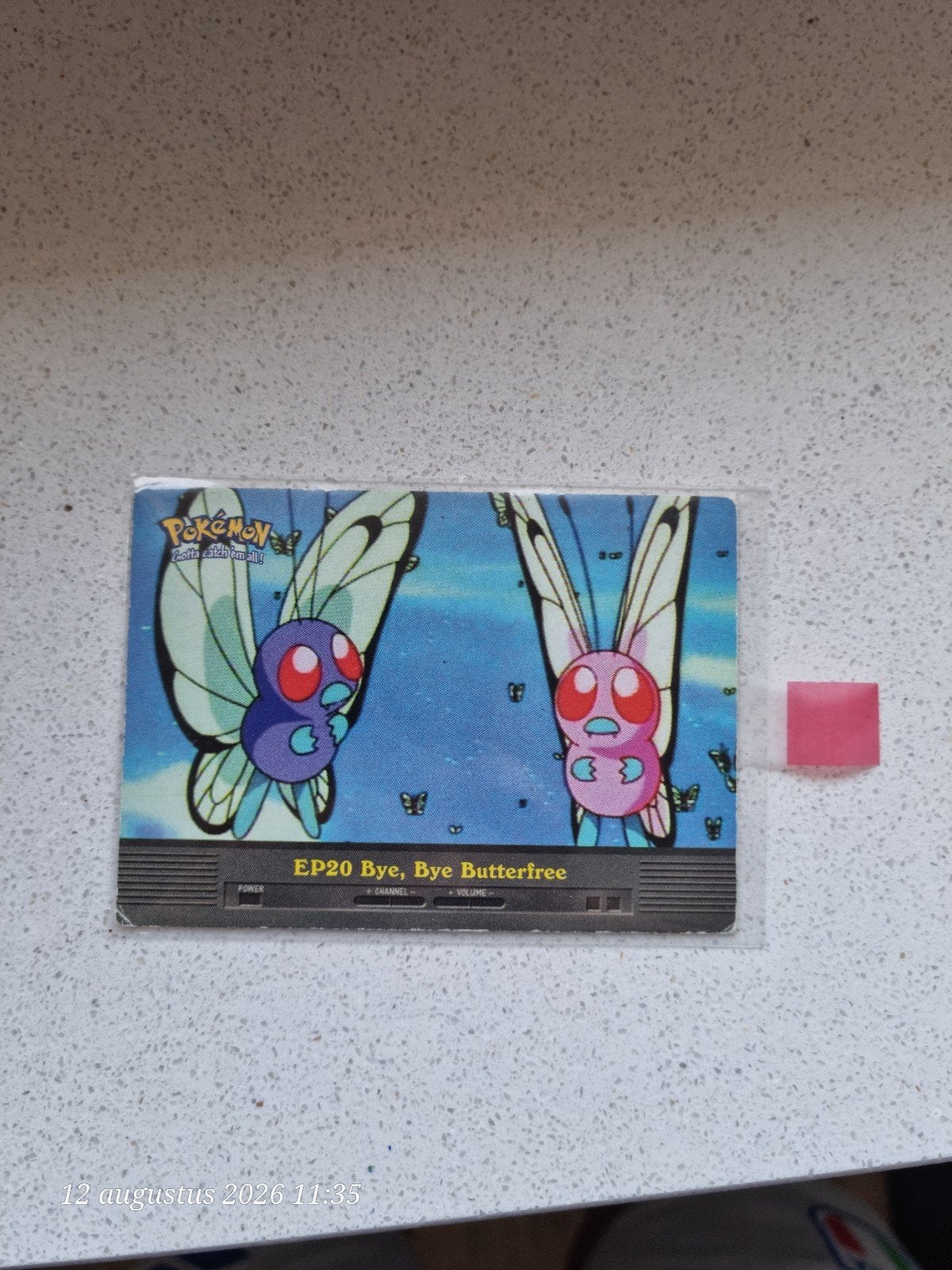 EP20 Bye, Bye Butterfree, Ophalen of Verzenden, Gebruikt, Losse kaart