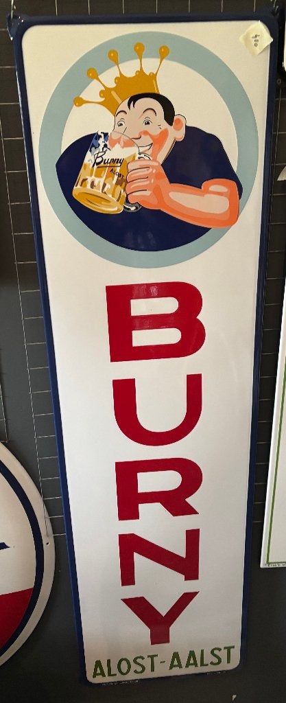 emaille reclamebord burny, Ophalen of Verzenden, Nieuw, Reclamebord