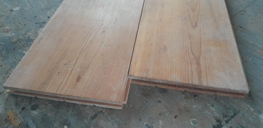 Bijna gratis!  Grenen vloer: circa 25 m2 voor € 150, Gebruikt, Minder dan 25 mm, Grenen, Ophalen of Verzenden