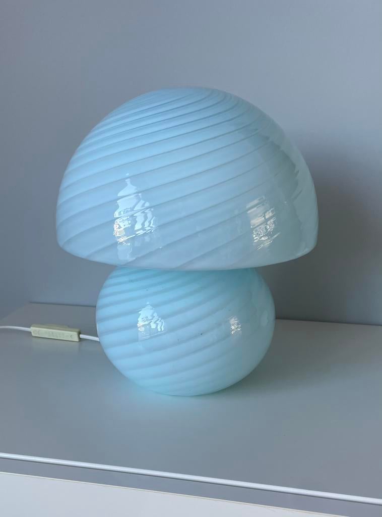 Lamp Murano Vetri blauw, Ophalen of Verzenden, Zo goed als nieuw, Minder dan 50 cm