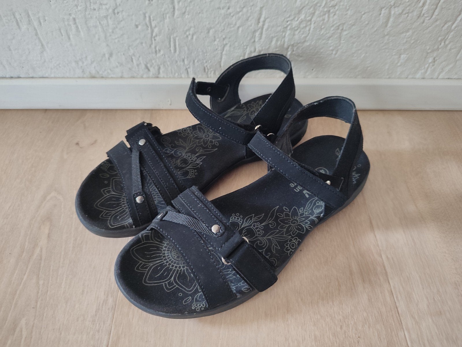Human nature sandalen - maat 41, Ophalen, Zwart, Sandalen of Muiltjes, Zo goed als nieuw