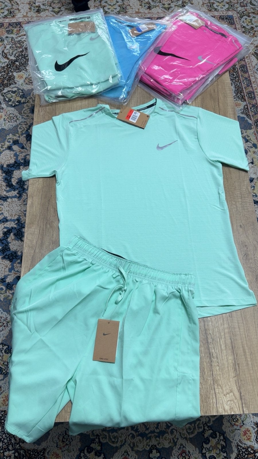 Nike miller zomersetje (L), Ophalen of Verzenden, Nieuw, Groen
