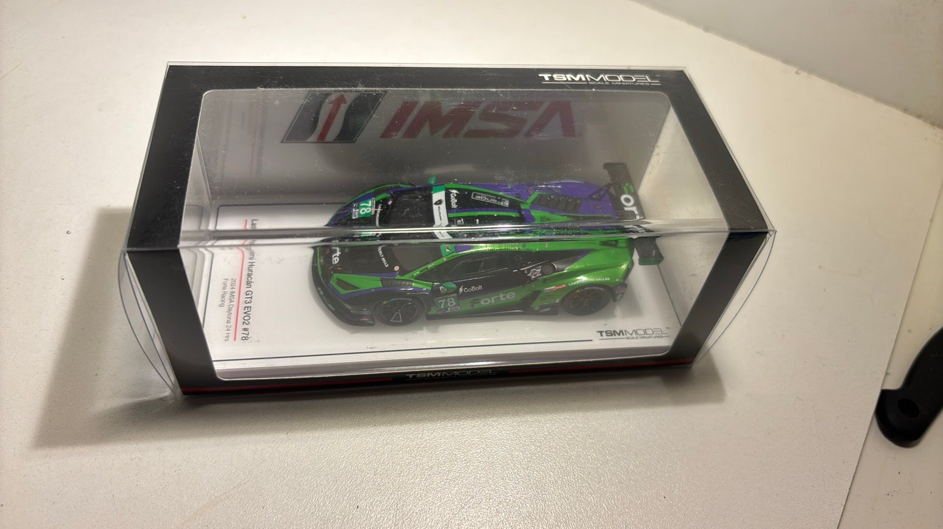 Lamorghini huracan gt3 evo 2 #78 TSM 1.43, Overige merken, Auto, Ophalen of Verzenden, A