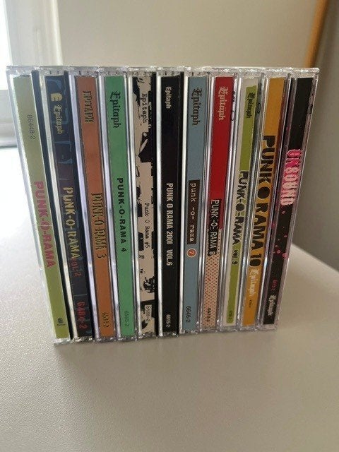 Complete Epitaph Punk-O-Rama reeks 1 t/m 10 + Unsound CD/DVD, Cd's en Dvd's, Ophalen of Verzenden, Gebruikt, Verzamelalbum, Inclusief boekje