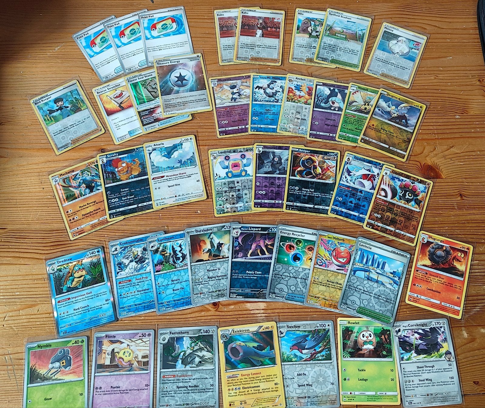 Holo Pokemonkaarten, Ophalen of Verzenden, Zo goed als nieuw, Meerdere kaarten, Foil