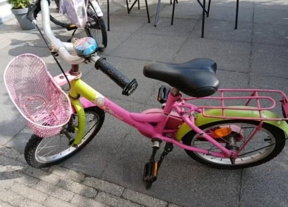 KINDERfietsje 16 inch, Ophalen, Gebruikt, 16 tot 20 inch