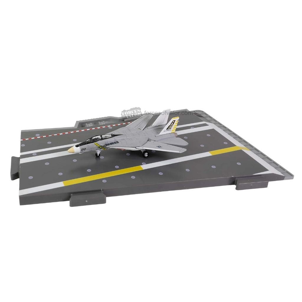 F-14A Tomcat VF-142 Ghostriders met Sectie K vliegdekschip, Glow2B Germany GmbH Erlenbacher Str. 3 shop@glow2b.de, 1:50 of kleiner