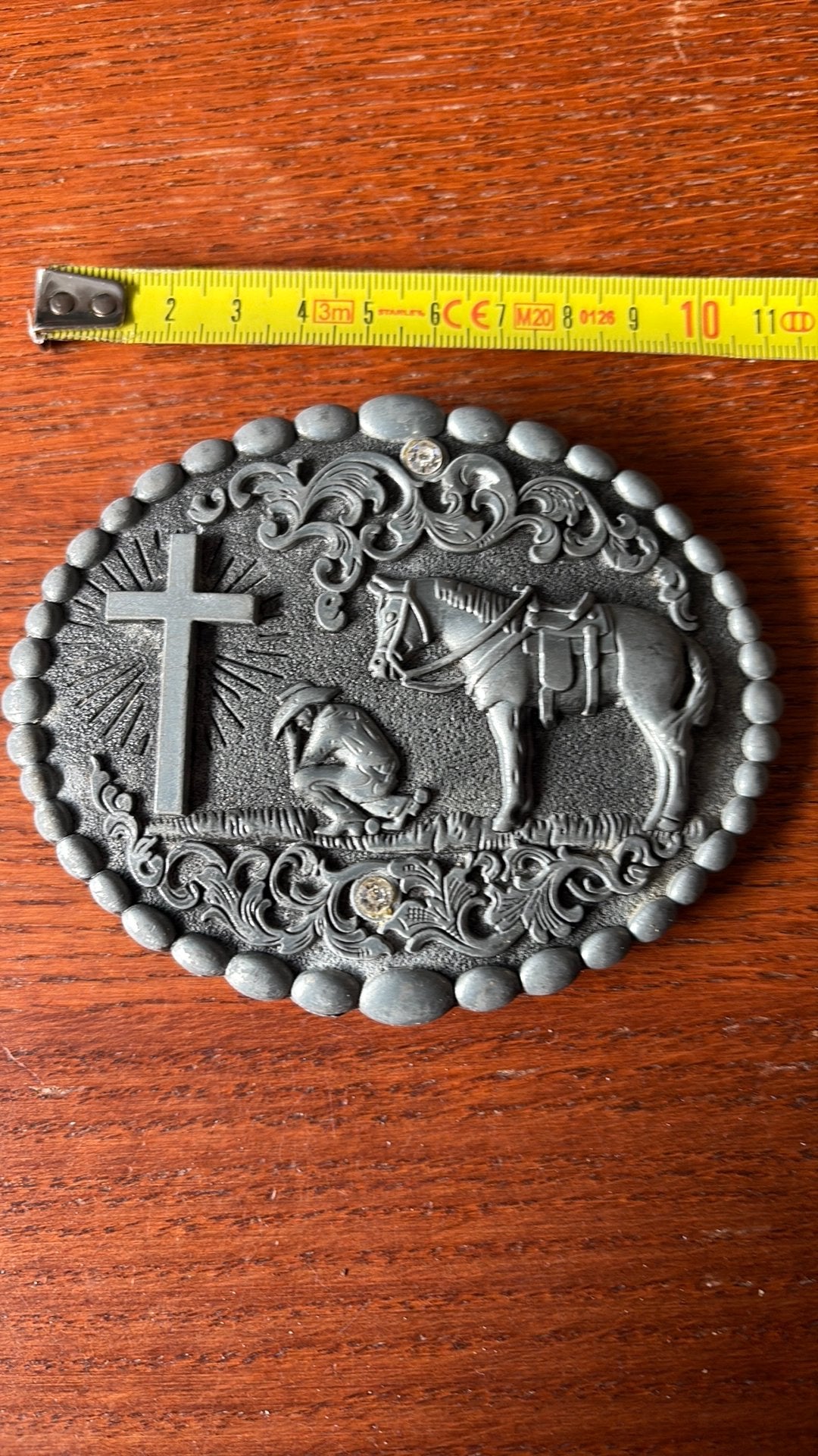 Buckle country en western, Losse buckle of gesp, Verzenden, Zo goed als nieuw, Bruin