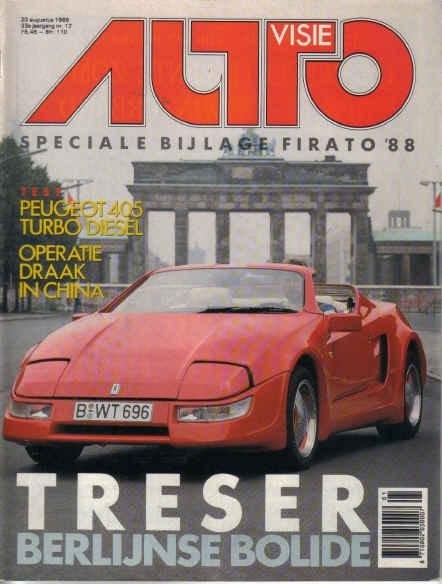 Autovisie 17 1988 : Lexus LS400 - Mahinfra CJ4D Rebel - Opel, Ophalen of Verzenden, Gelezen, Algemeen