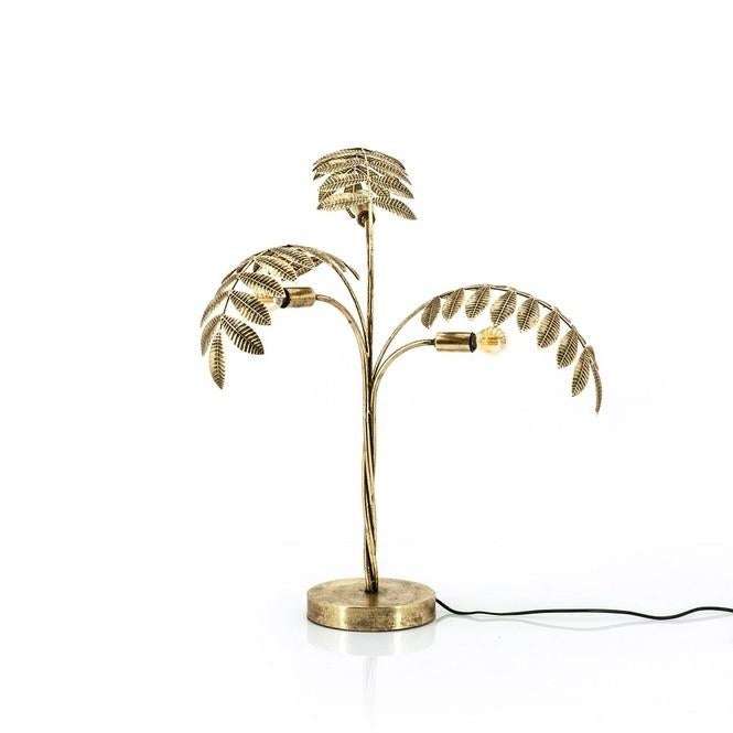 Tafellamp By-Boo Unbeleafable Gold, Ophalen, Zo goed als nieuw, 50 tot 75 cm