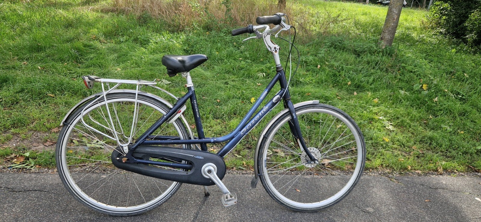 Mooie Gazelle fiets met 7 versnellingen en handrem, Ophalen, Terugtraprem, Gebruikt, (Extra) lage instap