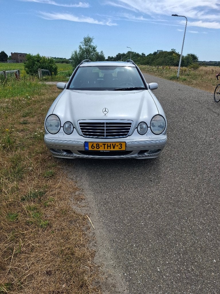 Mercedes-Benz E-Klasse 3.2 E320 Combi AvantgardeAUT 2002, Auto's, Automaat, Zwart, Stationwagon, Particulier