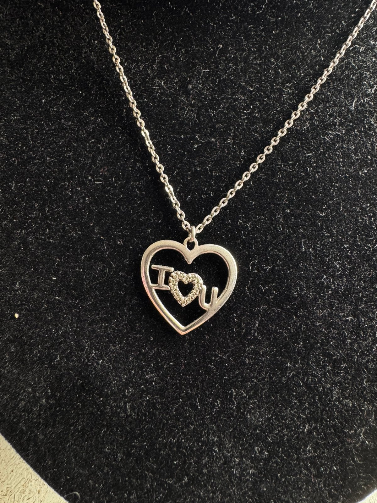 silver chain with a pendant, Verzenden, Zo goed als nieuw, Zilver