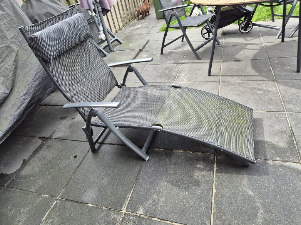 Verstelbare R&S Design Tuinstoel, Ophalen, Gebruikt, 17 tot 18, Dame