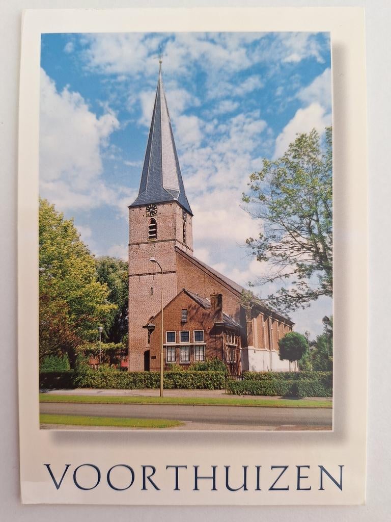 Voorthuizen - Ned. Herv. Kerk, Ophalen of Verzenden, Gelopen, Gelderland