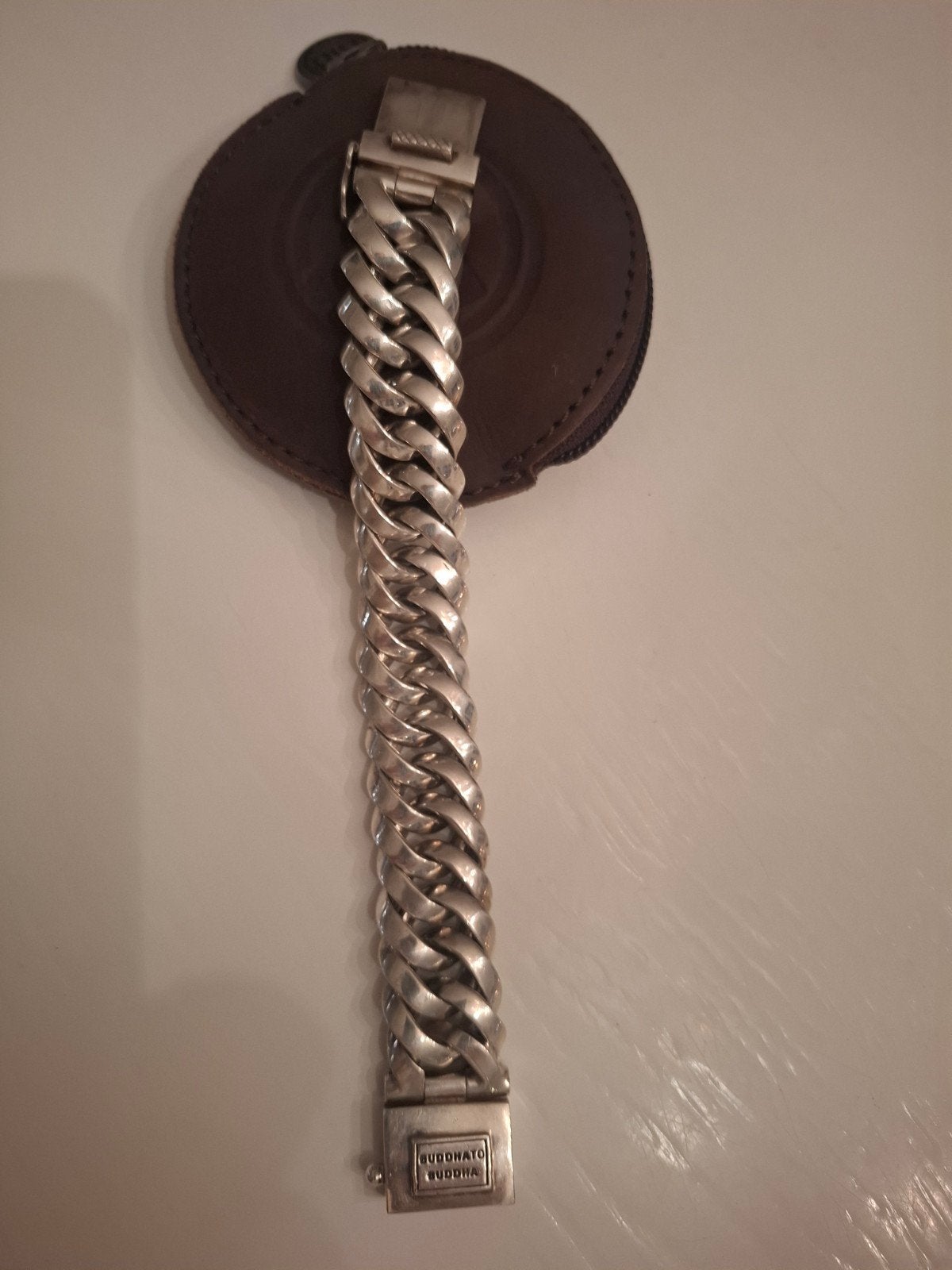 Buddha to Buddha zilveren armband, Ophalen, Zo goed als nieuw, Zilver, Zilver