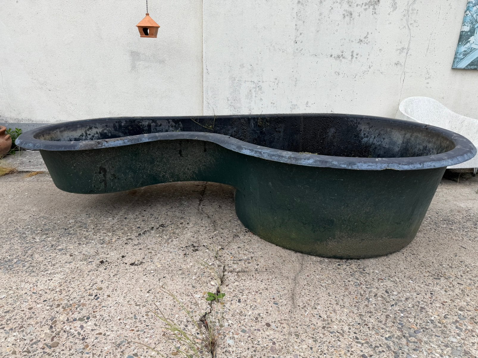 Grote vijverbak 280x155/105 x 55/35 cm, Tuin en Terras, Vijvers, Ophalen, Gebruikt