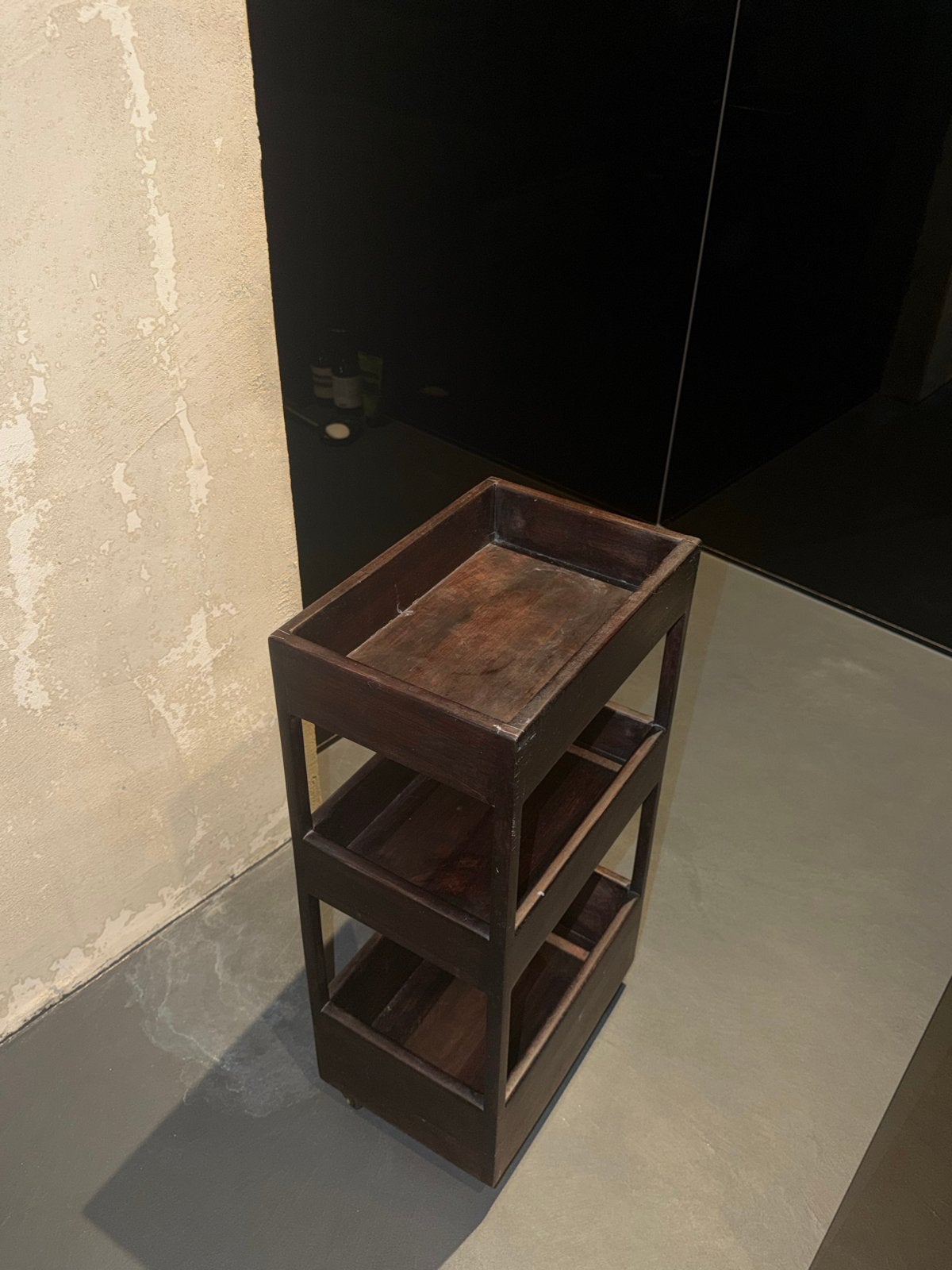 Zara Home Verrijdbaar Rekje/Trolley - Donker Hout, Ophalen, Hout, Gebruikt, Modern
