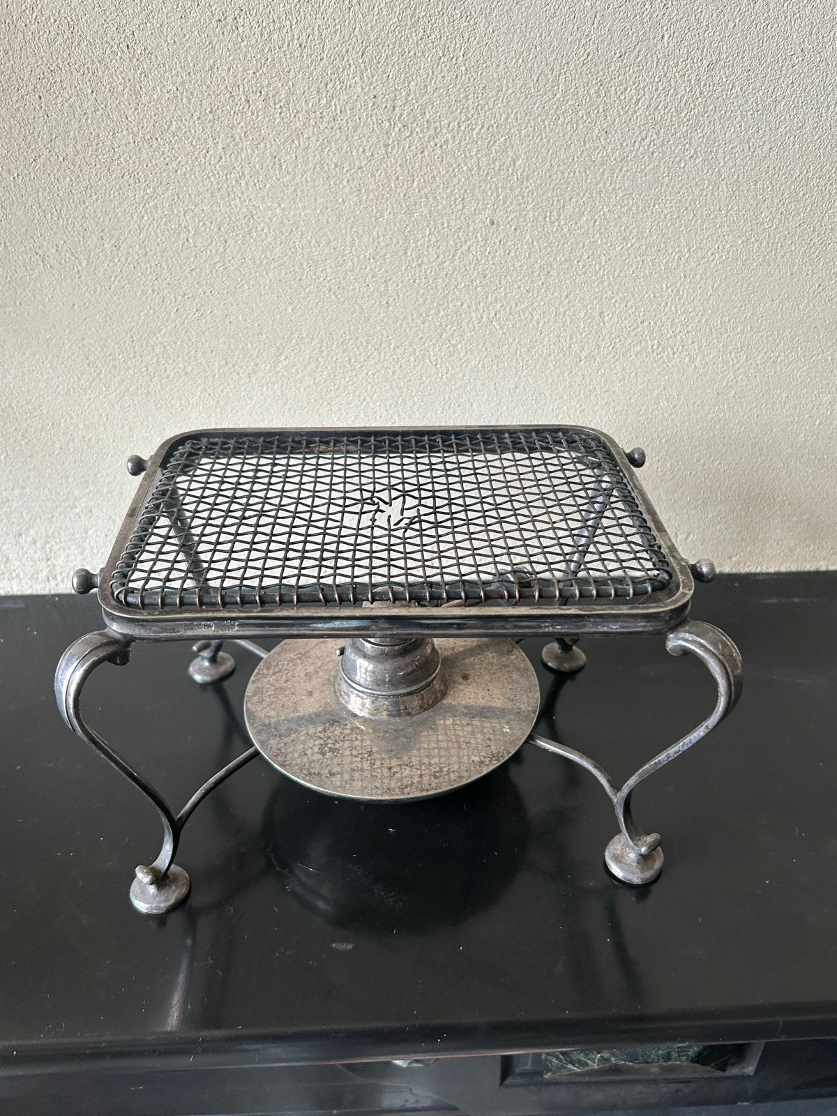Antieke verzilverde  rechaud, Asprey Londen, Ophalen of Verzenden