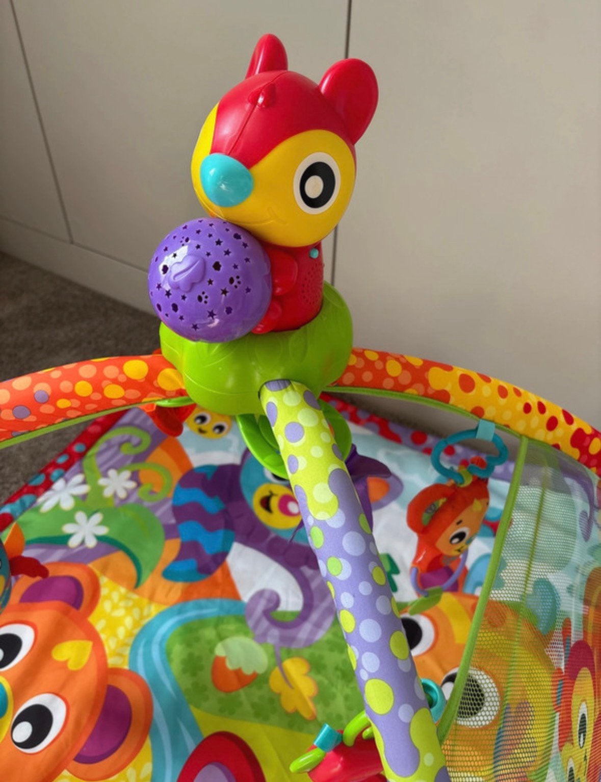Playgro 4-in-1 speelkleed Woodlands muziek & projector Multi, Ophalen of Verzenden, Zo goed als nieuw, Speelkleed