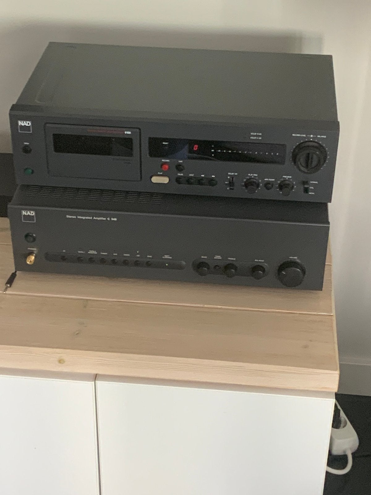 NADC340 Versterker + NAD6100 Monitor Cassette Geserviced, Verzenden, Overige merken