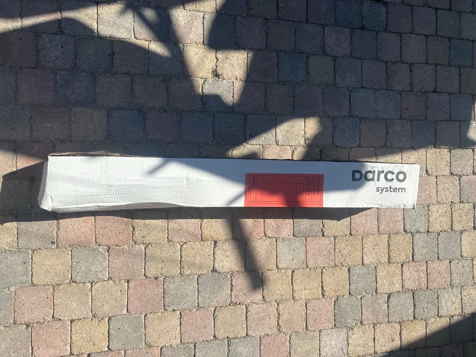 Darco rookkanaal 120mm / 1m - Nieuw in doos, Ophalen of Verzenden, Nieuw