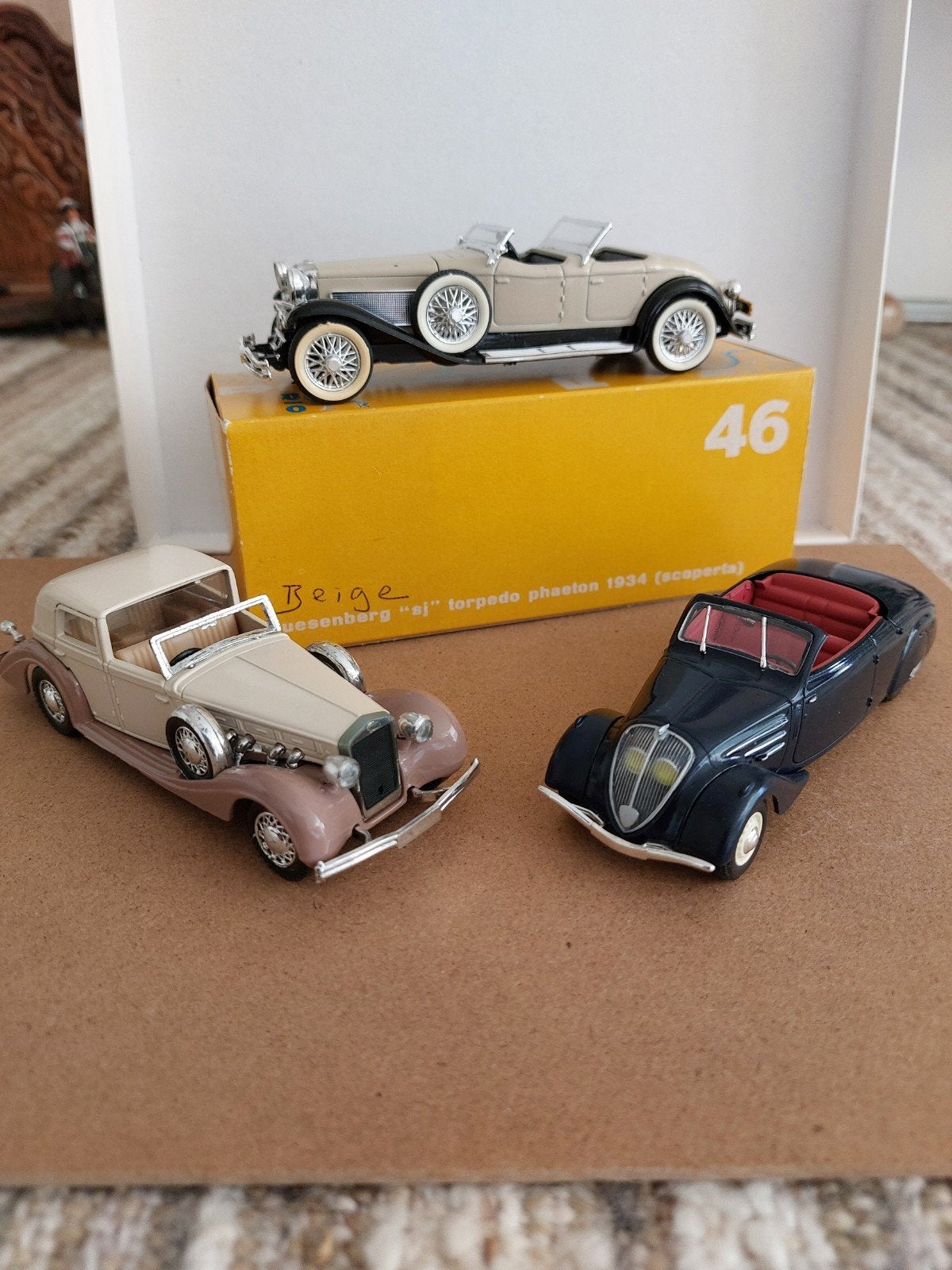 Duesenberg - Delage - Peugeot 402 - set €15, Ophalen of Verzenden, Gebruikt, Auto
