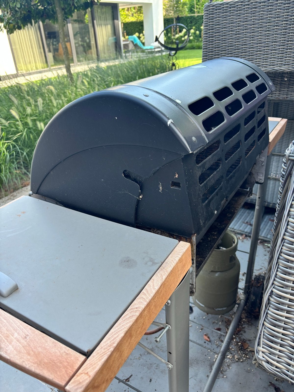 Campingaz Adelaide 3 Gas BBQ - Opknapper met afdekzeil, Ophalen, Gebruikt