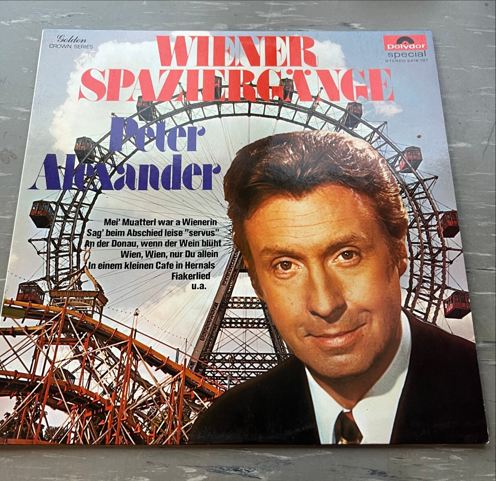 Peter Alexander - Wiener Spaziergänge LP (Polydor Special), Ophalen of Verzenden, Gebruikt, 12 inch, LP
