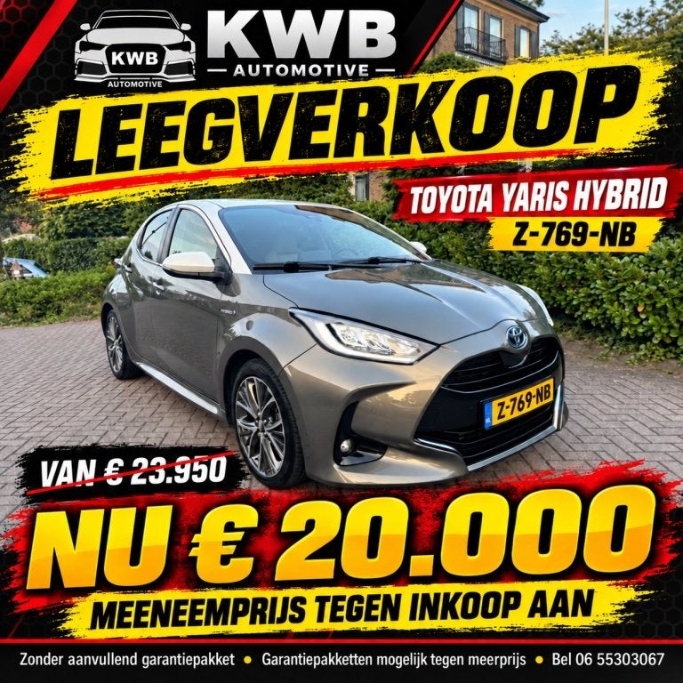Toyota Yaris 1.5 Hybrid Selection Limited | Camera Uniek Vol, Auto's, Automaat, Dealer onderhouden, 450 kg, Gebruikt