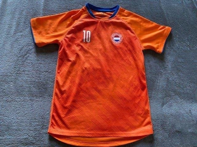 H&M oranje voetbalshirt Nederland, maat 158/164, Kinderen en Baby's, Jongen of Meisje, H&M, Sport- of Zwemkleding, Ophalen of Verzenden