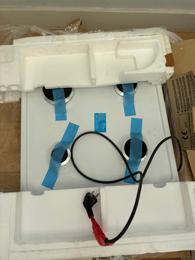 Nieuwe Etna Avance Inbouw Gas Kookplaat, Ophalen, 4 kookzones, Zo goed als nieuw, Inbouw