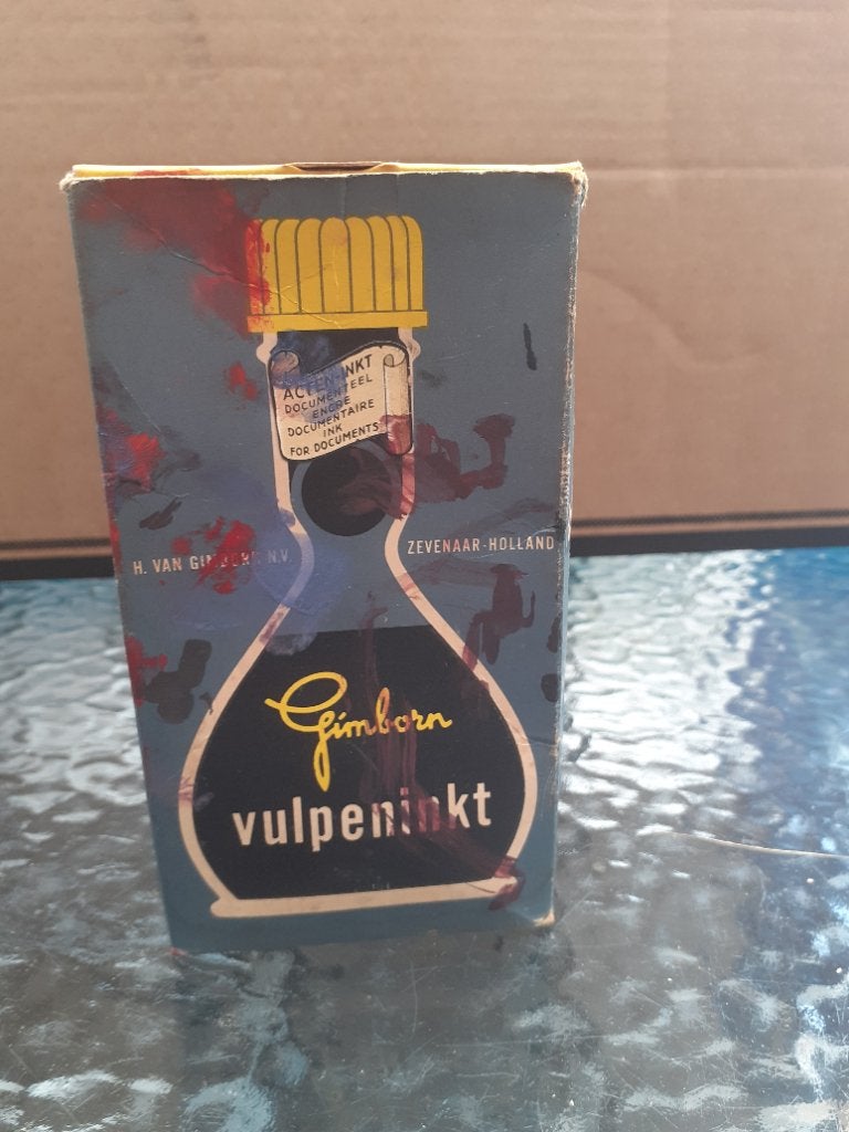 Volle Fles gimborn inkt in verpakking, Ophalen of Verzenden