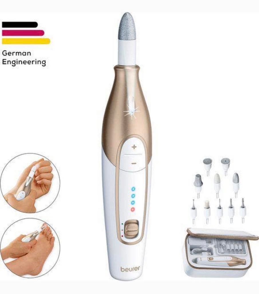 Beurer MP 64 Elektrische Manicure & Pedicure Set nagelvijl, Witgoed en Apparatuur, Persoonlijke-verzorgingsapparatuur, Hand- en Voetverzorging