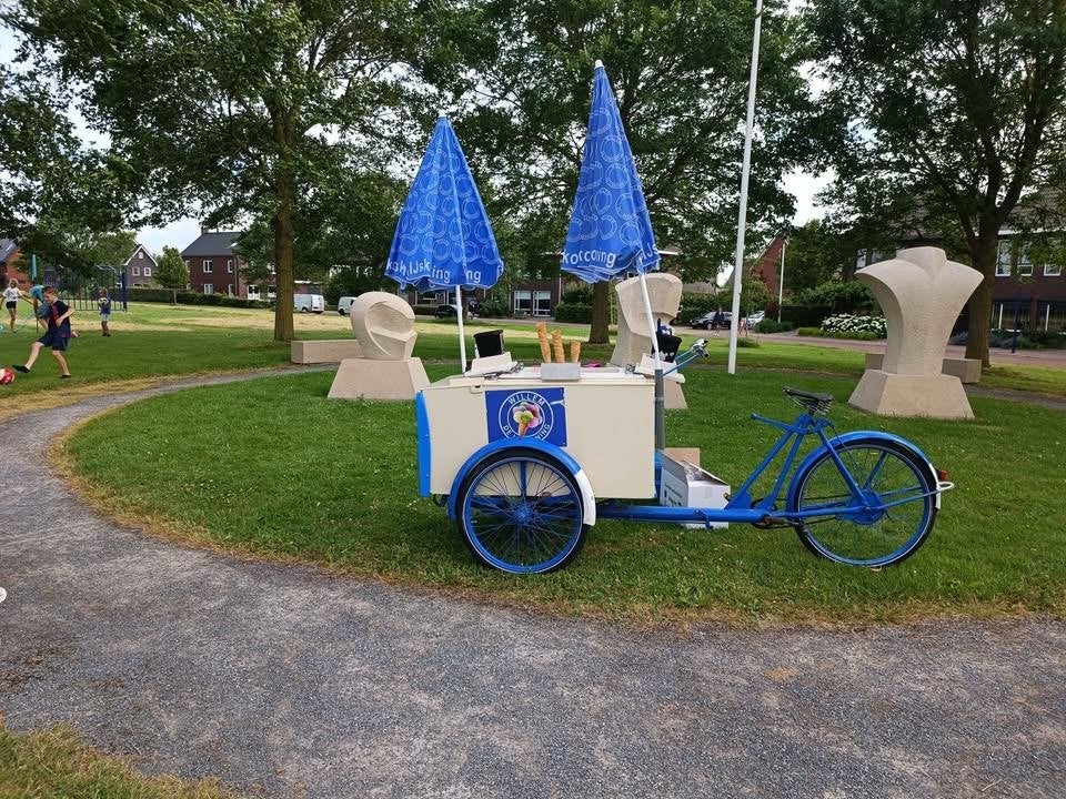 ijsfiets uit 1958 (werkend), Ophalen