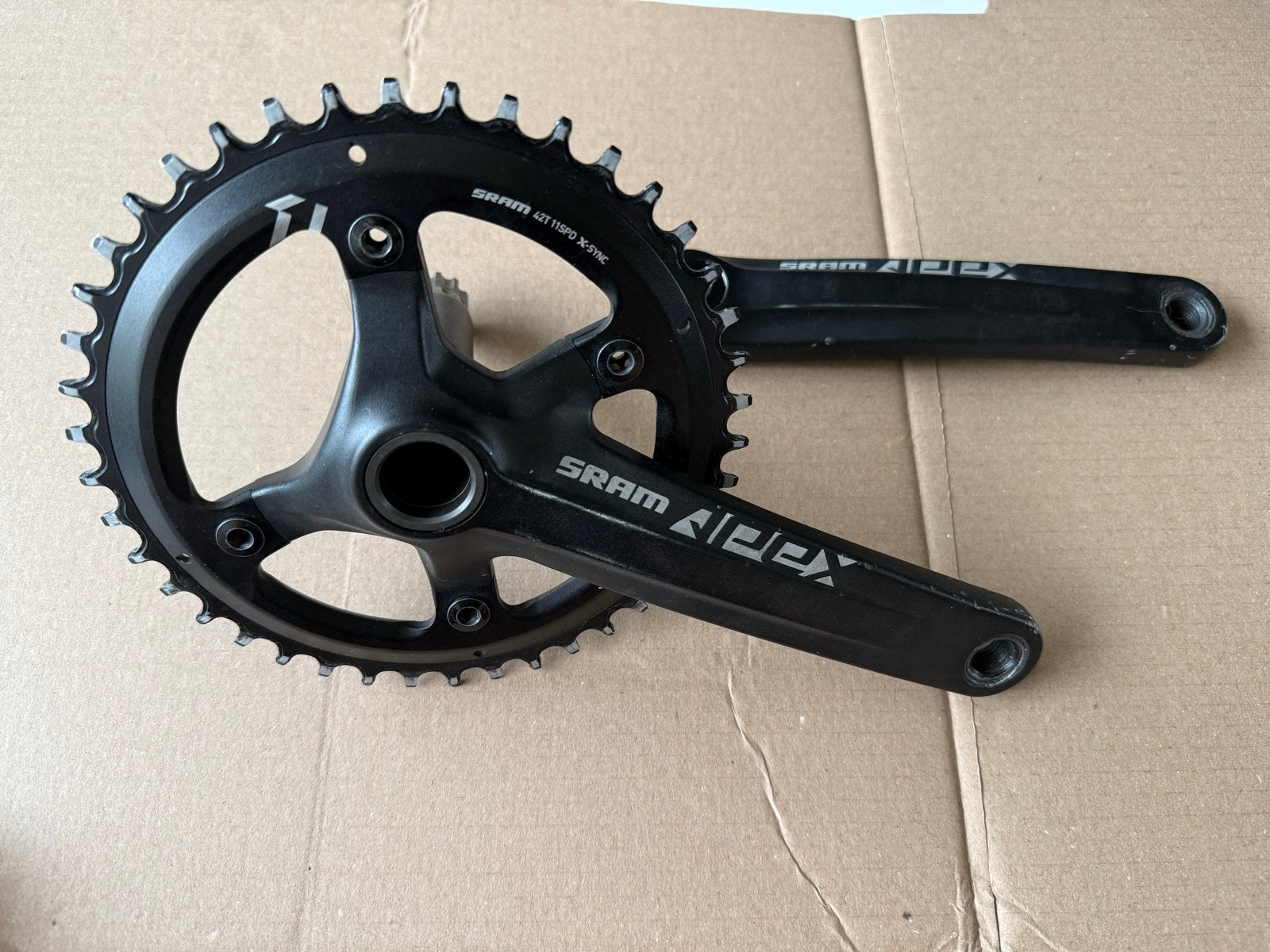 SRAM Apex 1x11 groep, Gebruikt, Ophalen of Verzenden, Aluminium, Gravelbike
