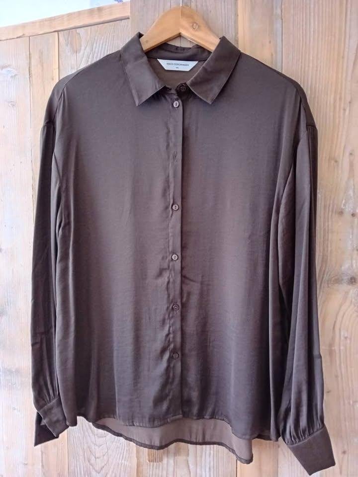 Dames blouse Moss Copenhagen, Ophalen, Nieuw, Bruin