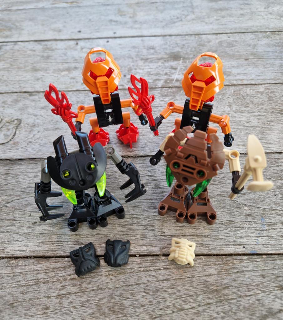 LEGO Bionicle - 4 stuks compleet!, Compleet, Bionicle, Lego, Ophalen of Verzenden