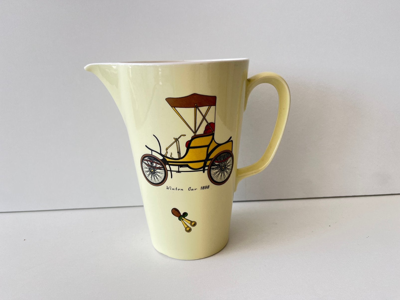 Pastel regout kan pastel servies, Ophalen of Verzenden