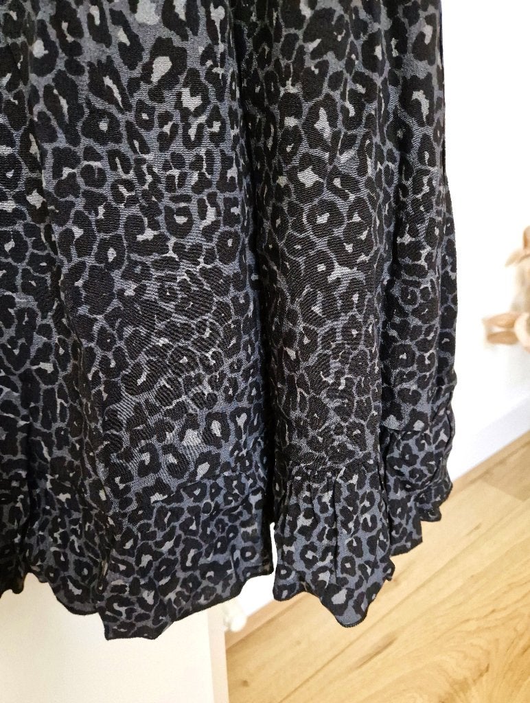 THE STING rok zwart leopard panter L nieuw, Zwart, Maat 42/44 (L), Nieuw, Ophalen of Verzenden